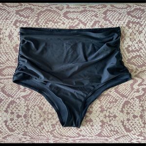 High waisted bikini bottoms